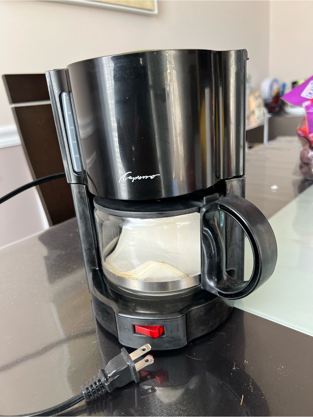 NWT Capresso 4 Cup Coffeemaker Model 401 European Coffeehouse Collection
